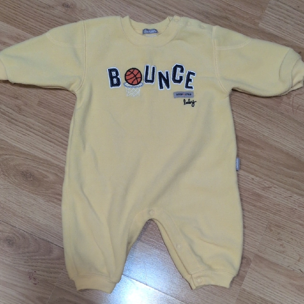 Carter's Yellow 'Bounce' Baby One Piece